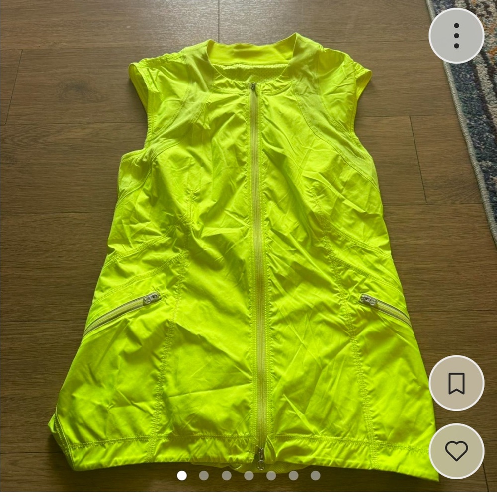 Lululemon Neon Yellow Vest